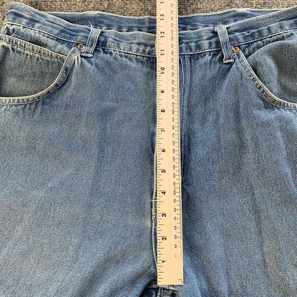 Vintage Liberty Carpenter Utility Jeans Blue Denim Size 36x30 (Actual 34x28.5) - Picture 11 of 16